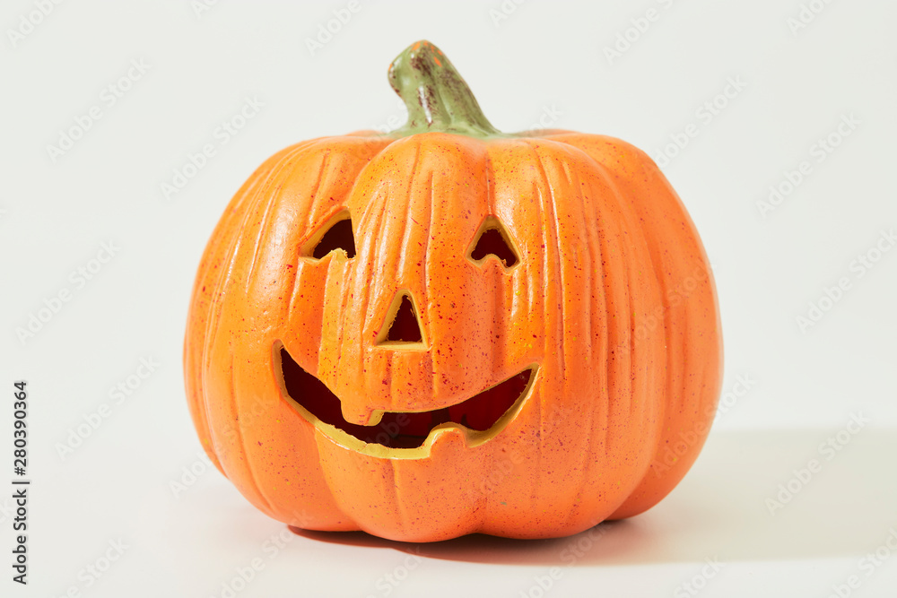 Jack O Lantern On White Background Jack O Lantern On White Background