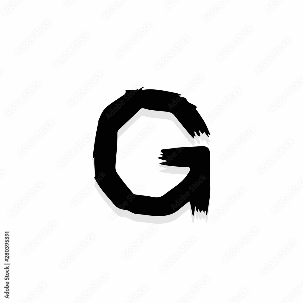 Scary Horror Logo Letter G Scary Horror Logo Letter G
