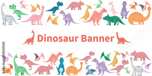 Cartoon Dinosaurs template