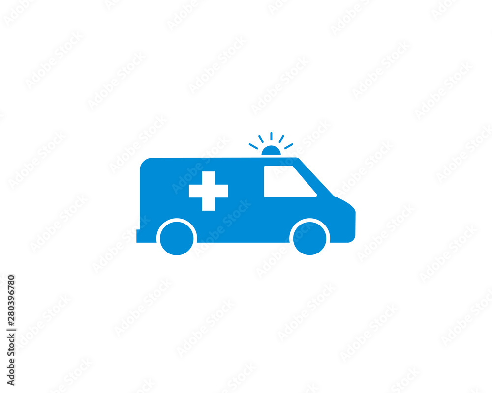 Ambulance Flat icon Symbol vector Ambulance Flat icon Symbol vector