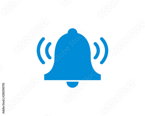 bell Flat icon, notification icon symbols vector