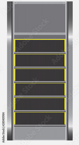escalator vector top view