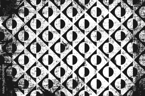 Grunge abstract geometric p...