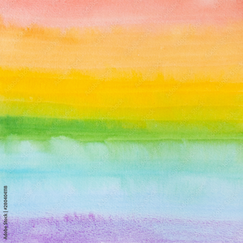 acquerello sfondo arcobaleno LGBT bandiera