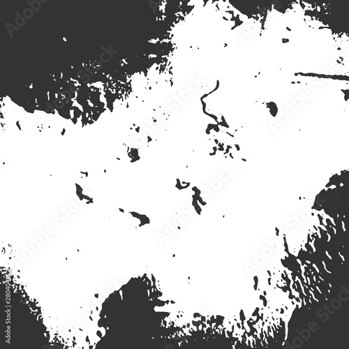 Grunge Black and White Distress Texture Illustration