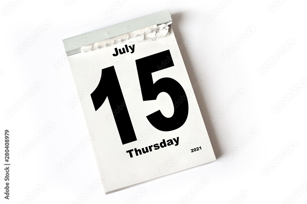 15. July 2021 15. July 2021