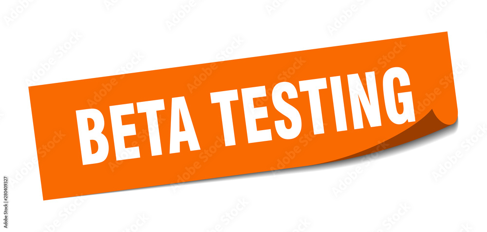 beta testing sticker. beta testing square isolated sign. beta testing beta testing sticker. beta testing square isolated sign. beta testing