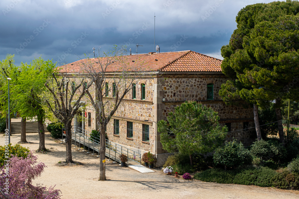 The old house near Montjuic Castle