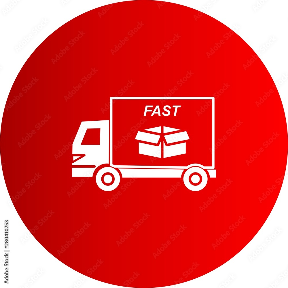 Delivery Truck icon for your project Delivery Truck icon for your project