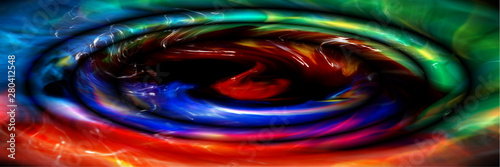 Digital Art, panoramic abstract objects, Germany