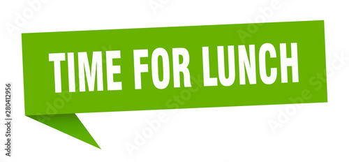 time for lunch