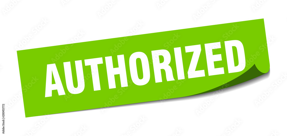 authorized sticker. authorized square isolated sign. authorized authorized sticker. authorized square isolated sign. authorized