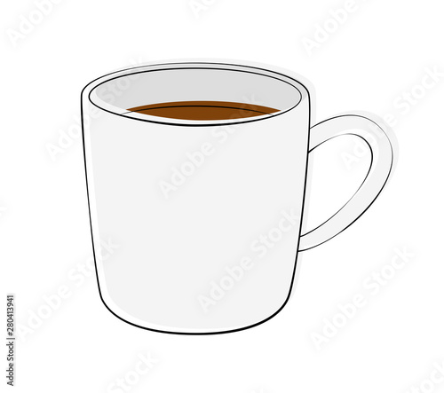 マグカップのコーヒー