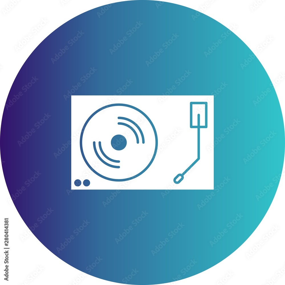Vinly player icon for your projec Vinly player icon for your projec
