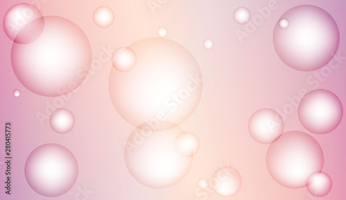 Pastel Colored illustration with blurred drops. For your design wallpapers presentation. Vector illustration.