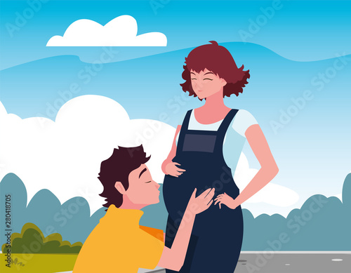 couple pregnancy and maternity design