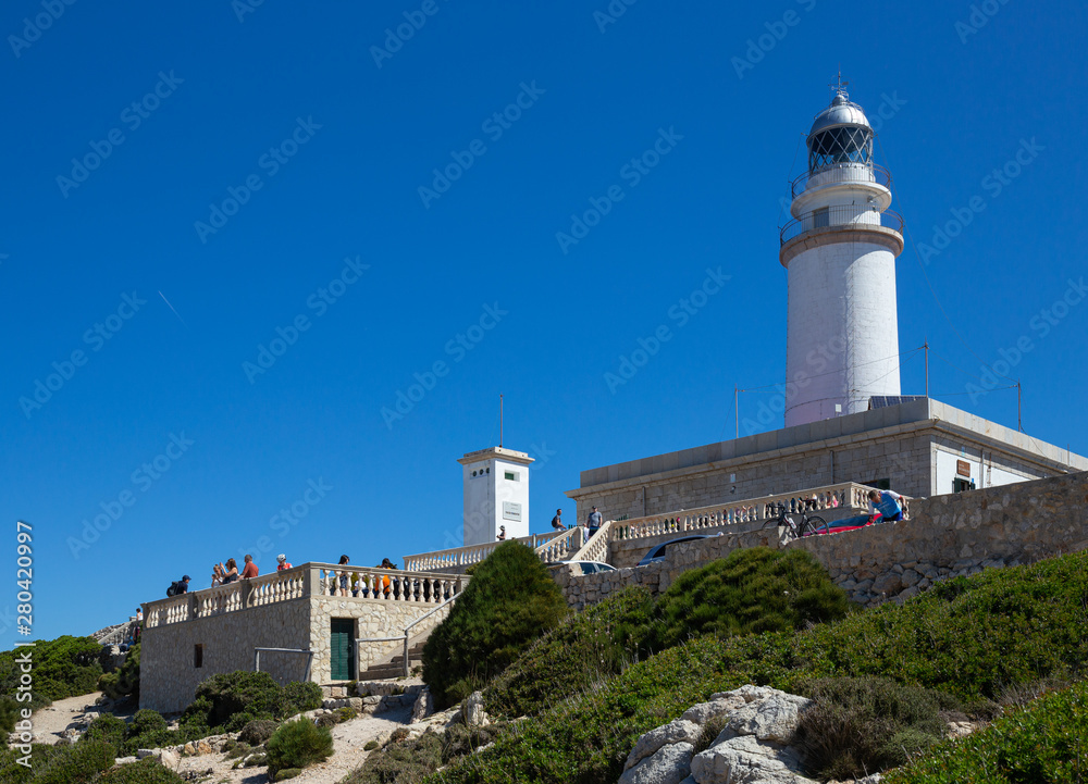 The lighthouse at Cape Formentor, Majorca, Spain