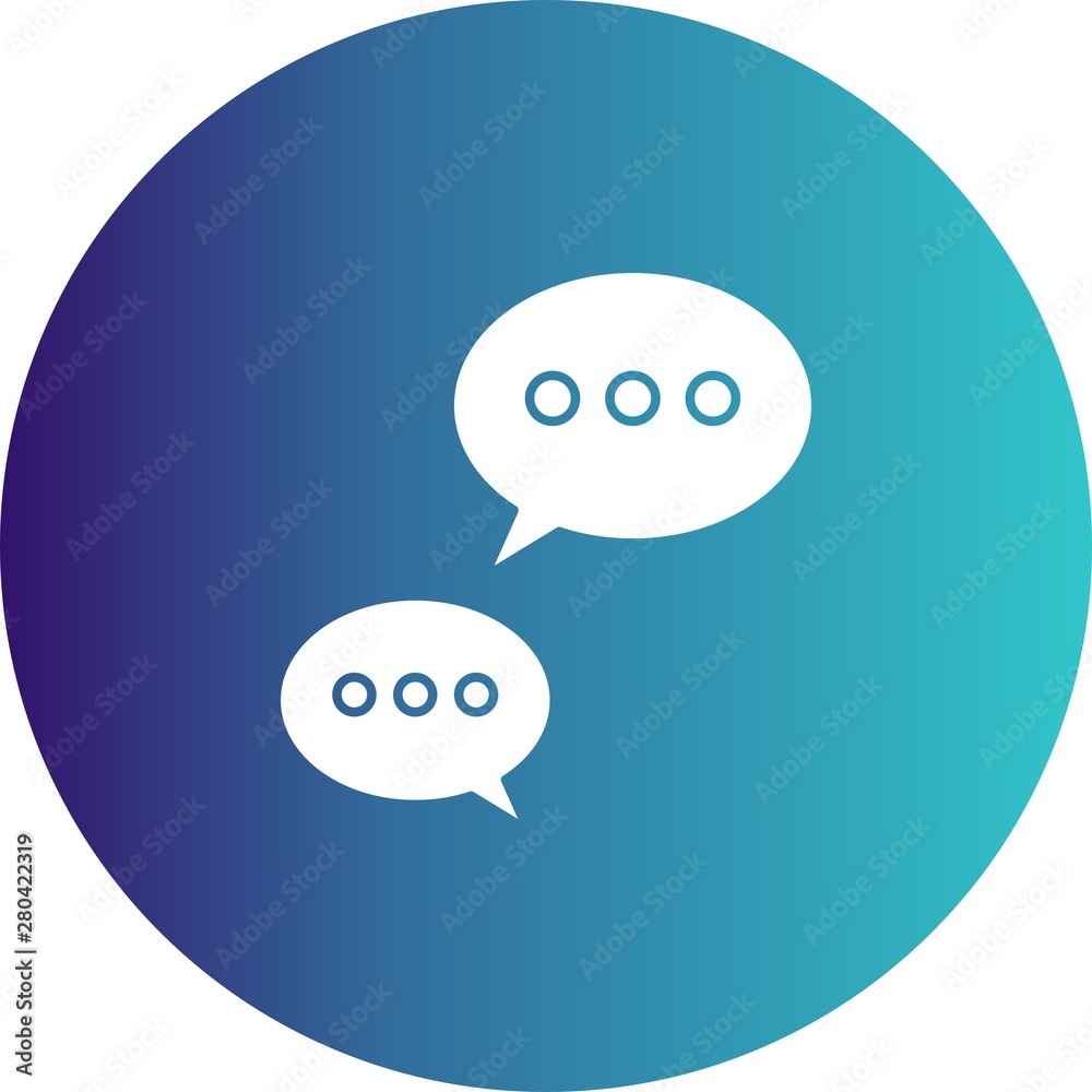 Obraz premium Message icon for your project