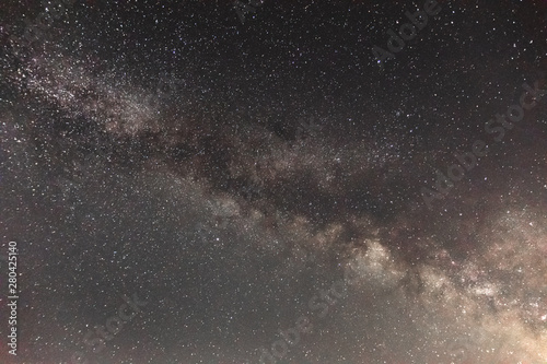 Milky Way in the Middle of the Night