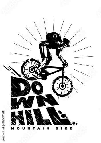 Downhill mountain bike