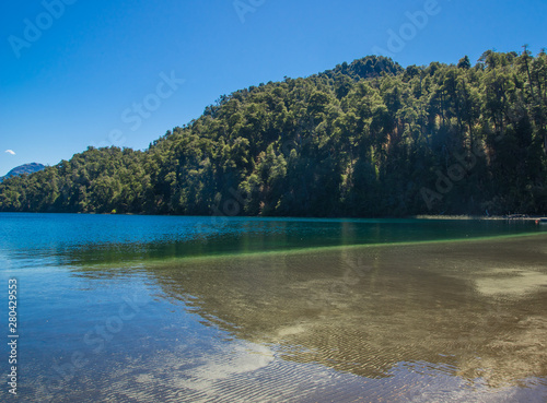 Принти на полотні Lago Espejo Grande near Villa la Angostura in Neuquen Province, Argentina