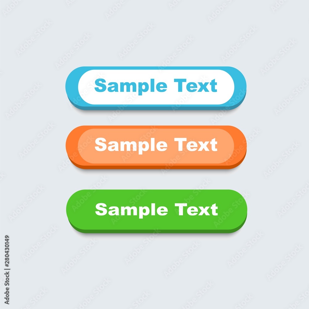 Set of colored web buttons
Set of colored web buttons
