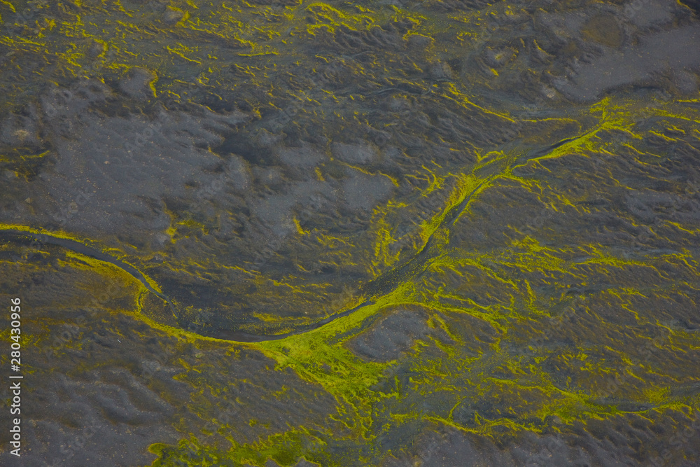 Diseños del deshielo glaciar del Vatnajökull en Skeidarársandur, Sureste de Islandia Diseños del deshielo glaciar del Vatnajökull en Skeidarársandur, Sureste de Islandia