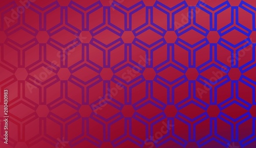 Blurred Background. Futuristic Template. Original Interior Background In Triangles Style. Curved Line. Vector Illustration. For Modern Interior Design, Fashion Print