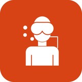 Scuba Diver icon for your project