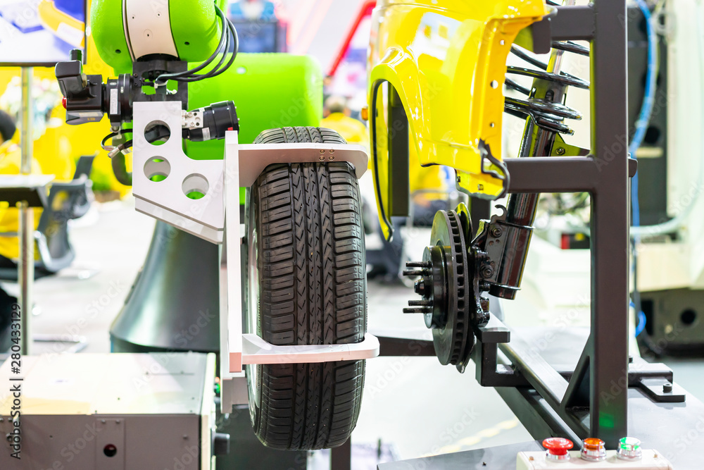 high technology & precision robot grip with automatic clamp or chuck for catch wheel and tire remove or assembly with car structure in manufacturing process high technology & precision robot grip with automatic clamp or chuck for catch wheel and tire remove or assembly with car structure in manufacturing process