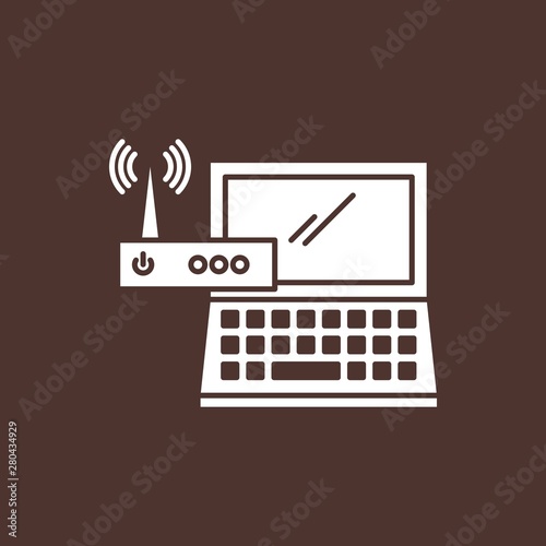 Laptop icon for your project