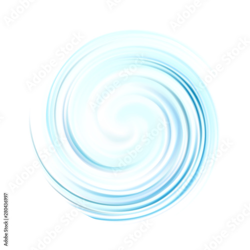 Vector Blue Swirl Cream Texture Background Blue wave