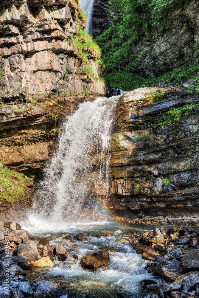 Obraz premium Diesbach waterfalls