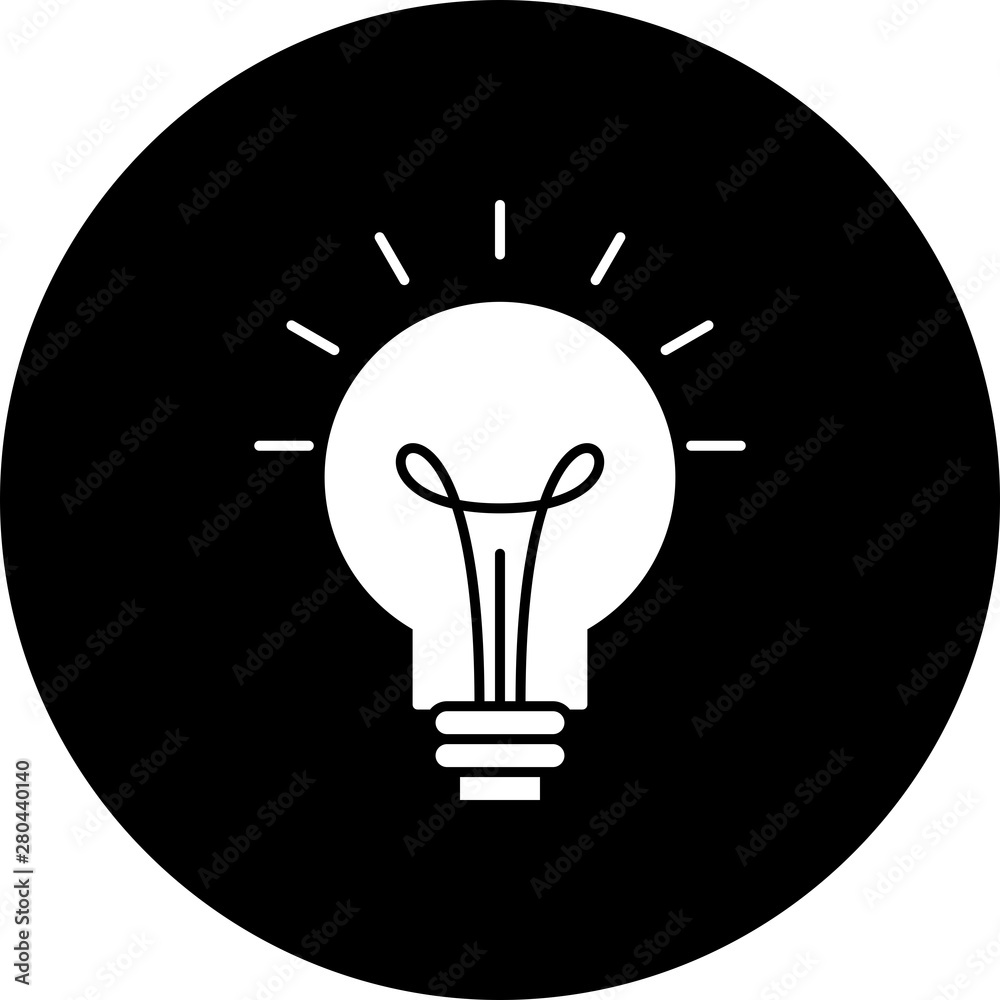 Bulb icon for your project Bulb icon for your project