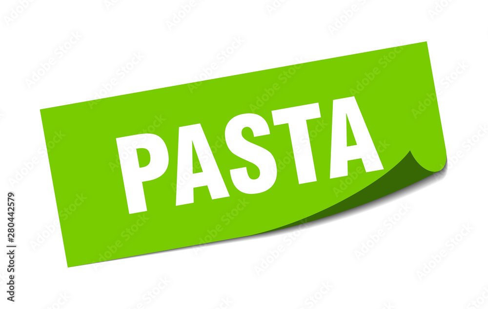 pasta sticker. pasta square isolated sign. pasta pasta sticker. pasta square isolated sign. pasta