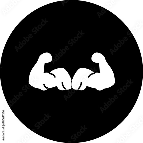 Body builder icon for your project