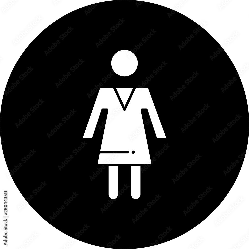 woman icon for your project