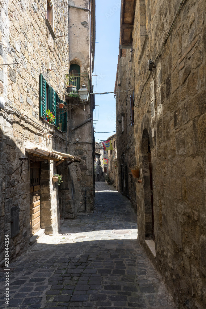 Bolsena citadel in Viterbo province, Italy