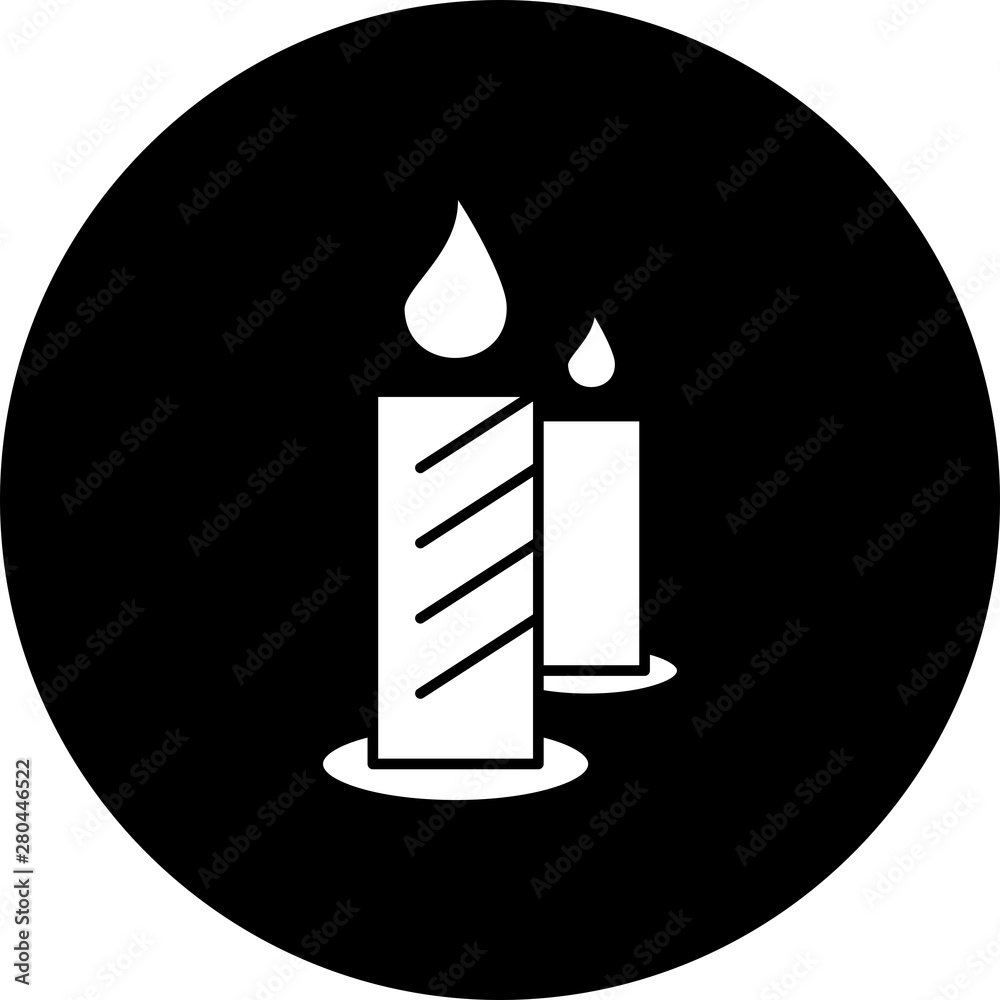 Candle icon for your project Candle icon for your project