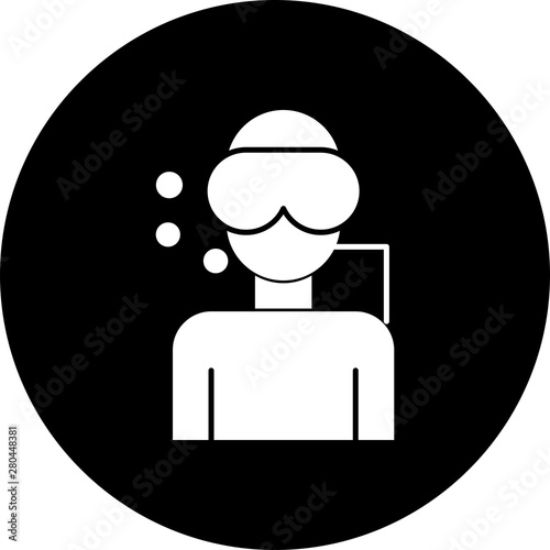 Scuba Diver icon for your project