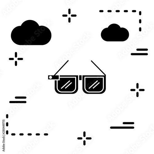 3d Glasses icon for your project