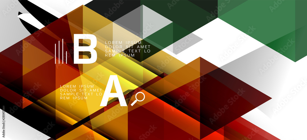 Abstract triangle pattern, colorful backdrop. Presentation template. Modern textured shape. Trendy modern style Abstract triangle pattern, colorful backdrop. Presentation template. Modern textured shape. Trendy modern style