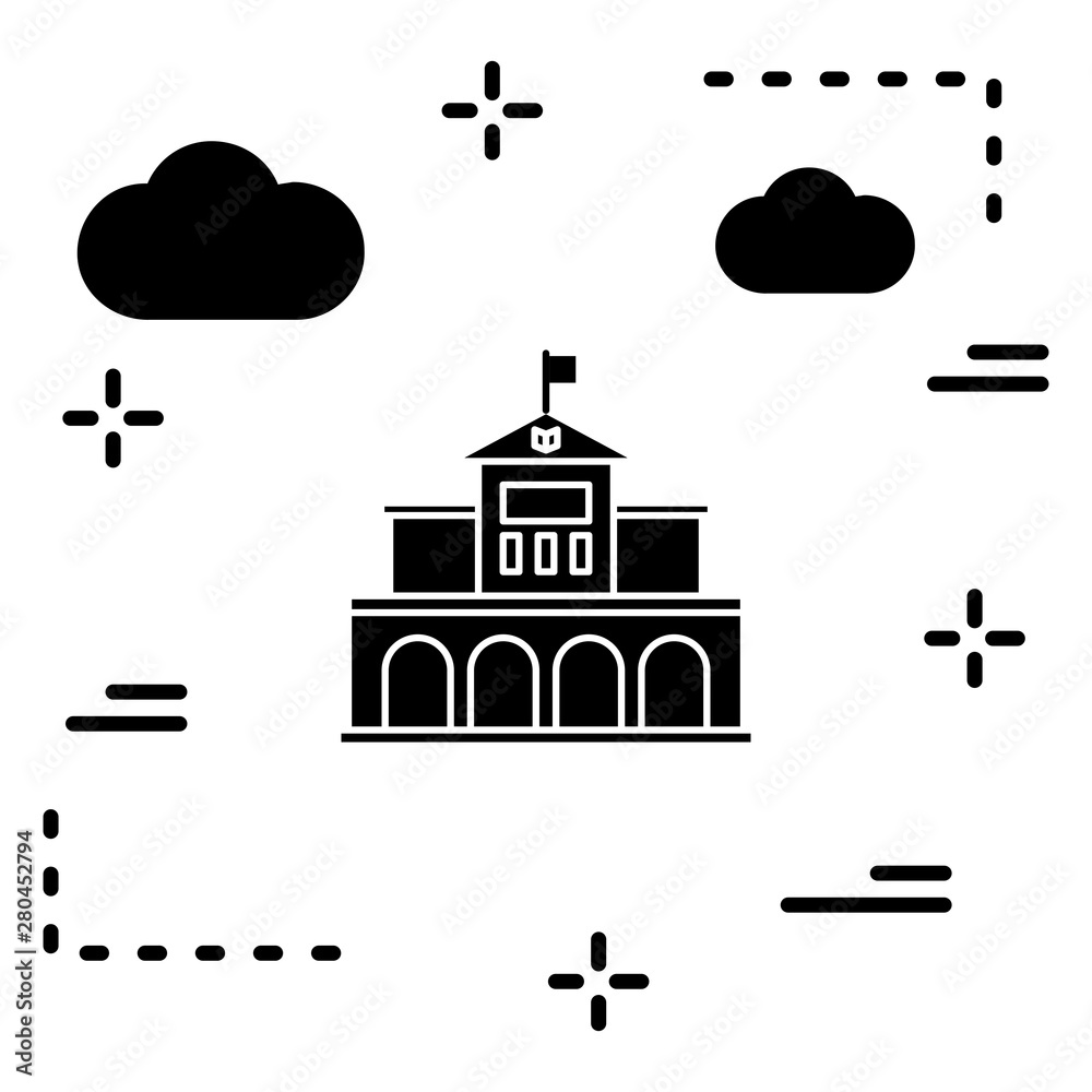 Fototapeta premium School icon for your project