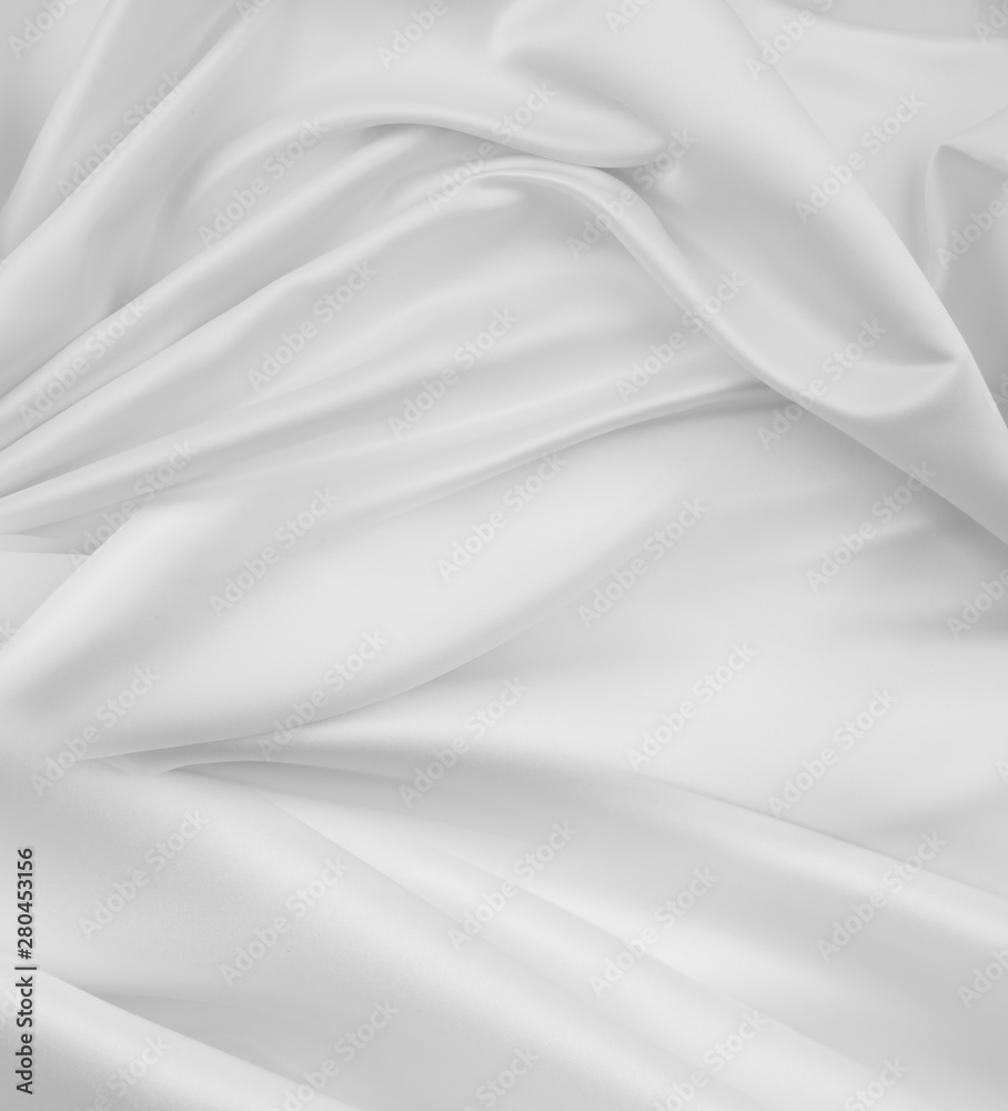 White silk fabric lines White silk fabric lines