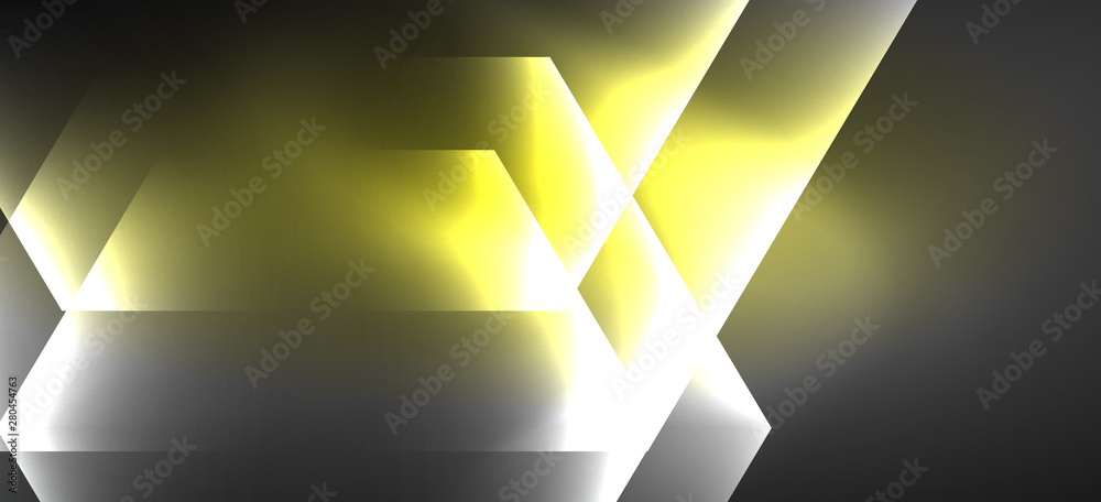 Neon color hexagon shapes, lines on black background. Modern template for web backdrop design. Abstract geometric frame Neon color hexagon shapes, lines on black background. Modern template for web backdrop design. Abstract geometric frame