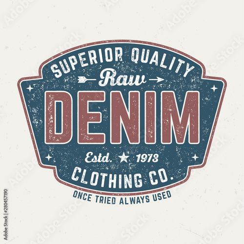 Superior Quality Raw Denim - Vinateg Tee Design For Printing