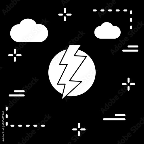 Lightening  icon for your project
