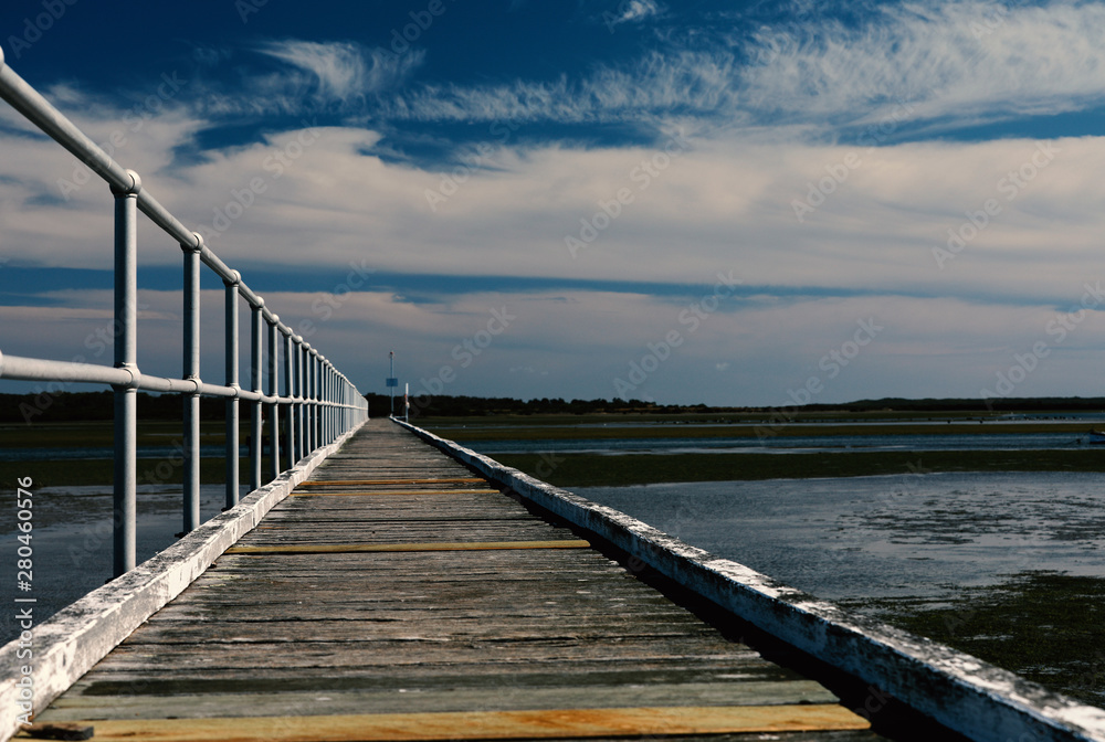 Pier Steg am Meer in Australien