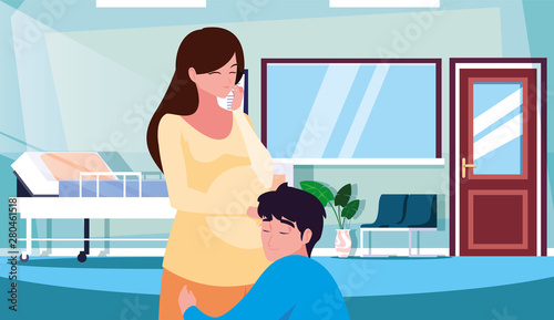 couple pregnancy and maternity design