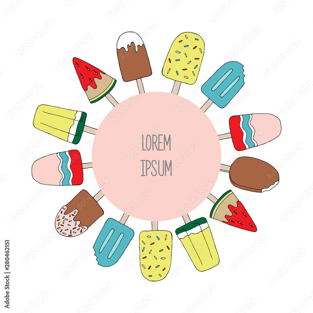 Vector frame with tropical leaves and lettering - Sun, please. Cartoon style. Colorful illustration with place for your text. Summer banner. tropical frame with leaves on white background. Vector frame with tropical leaves and lettering - Sun, please. Cartoon style. Colorful illustration with place for your text. Summer banner. tropical frame with leaves on white background.